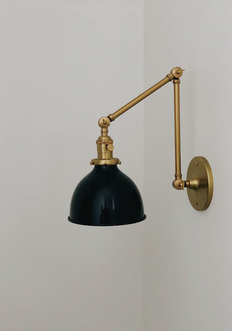 USTF - Applique murale noir laqué